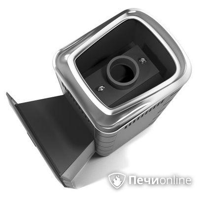 Дровяная банная печь TMF Каронада Heavy Metal Витра антрацит в Бронницах